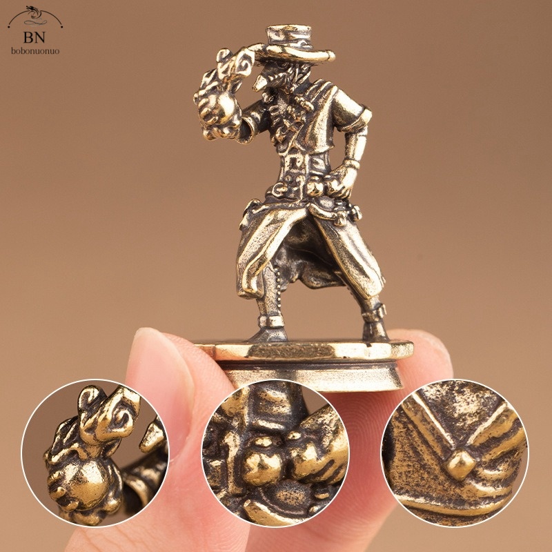 Vintage Collectible Toys - الصلبة النحاس الرقص كاوبوي التماثيل المنمنمات