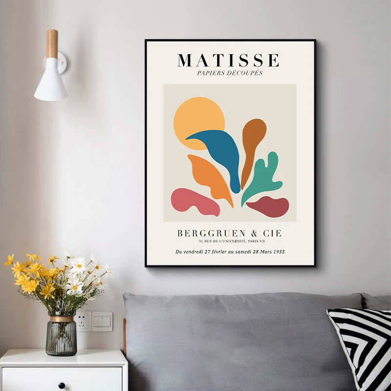 Vintage Collectible Posters - قماش اللوحة خمر هنري ماتيس الرسام