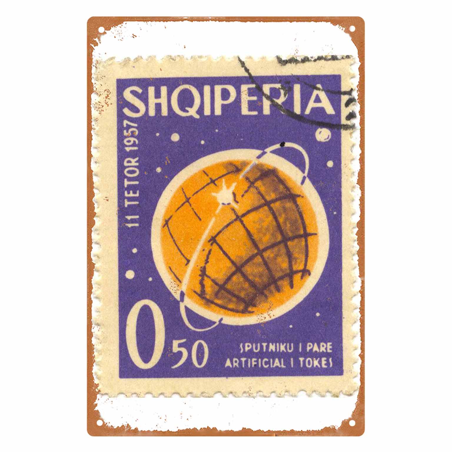 Collectible Vintage Postage Stamps - طابعة بريدية مسطحة ثنائية الأبعاد قطعة