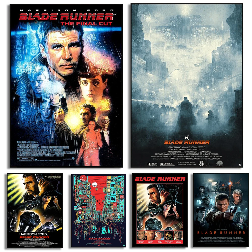 Vintage Collectible Posters - ملصق فيلم بليد رنر الكلاسيكي 1982
