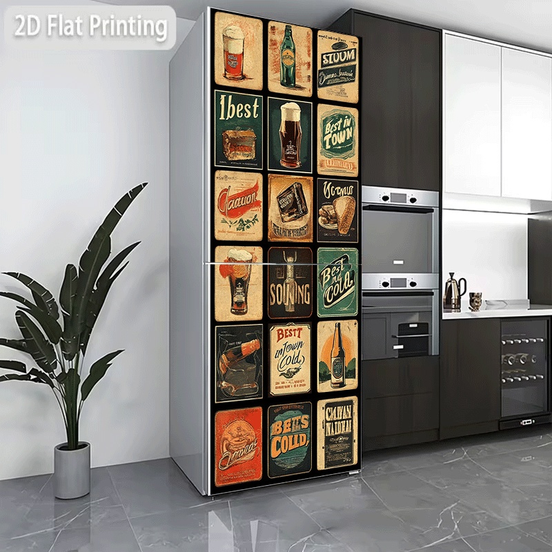 Vintage Collectible Posters - ملصق للثلاجة، ملصق للثلاجة وغسالة الأطباق،