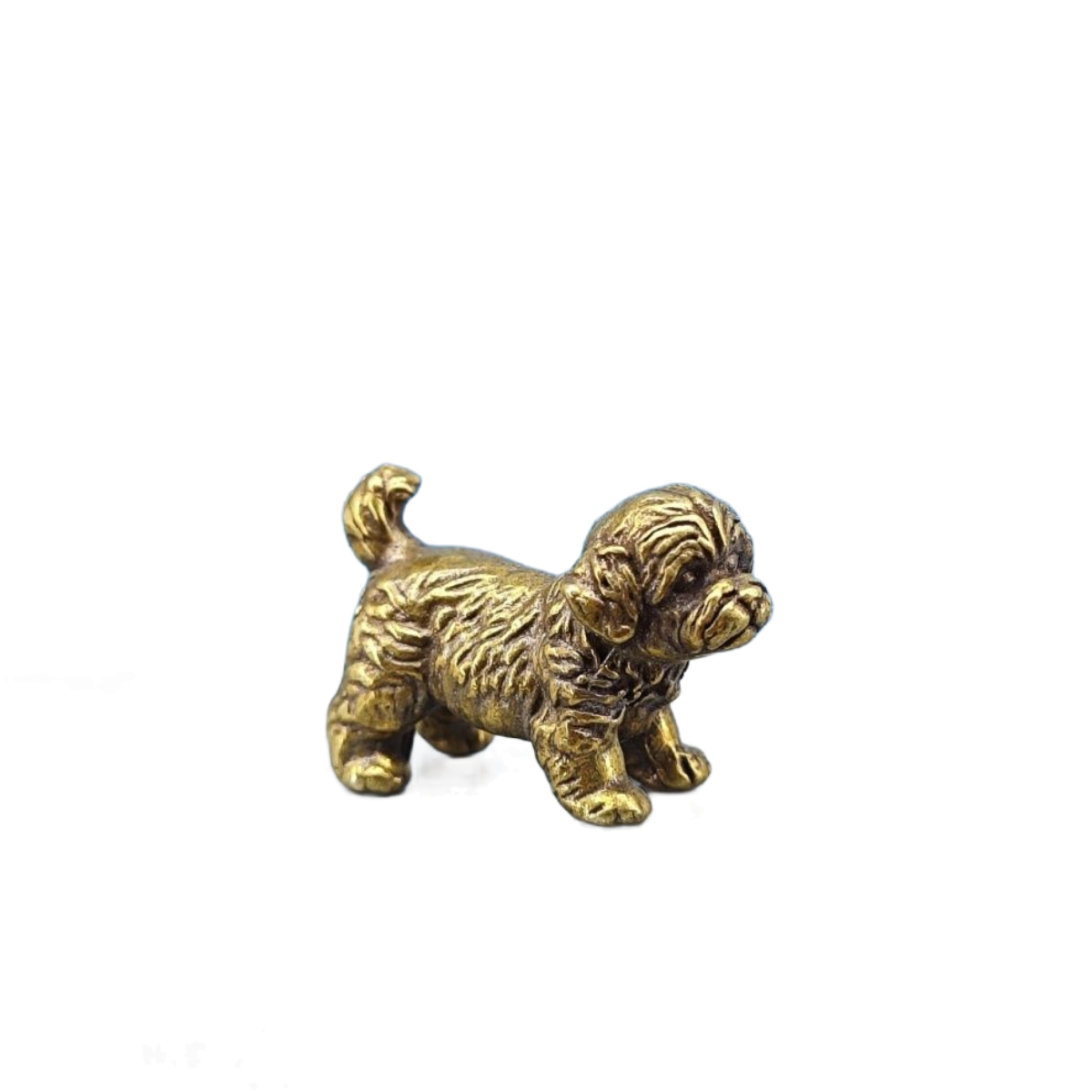Vintage Collectible Teddy Bears - تمثال كلب نحاسي صغير، تمثال بولدوغ
