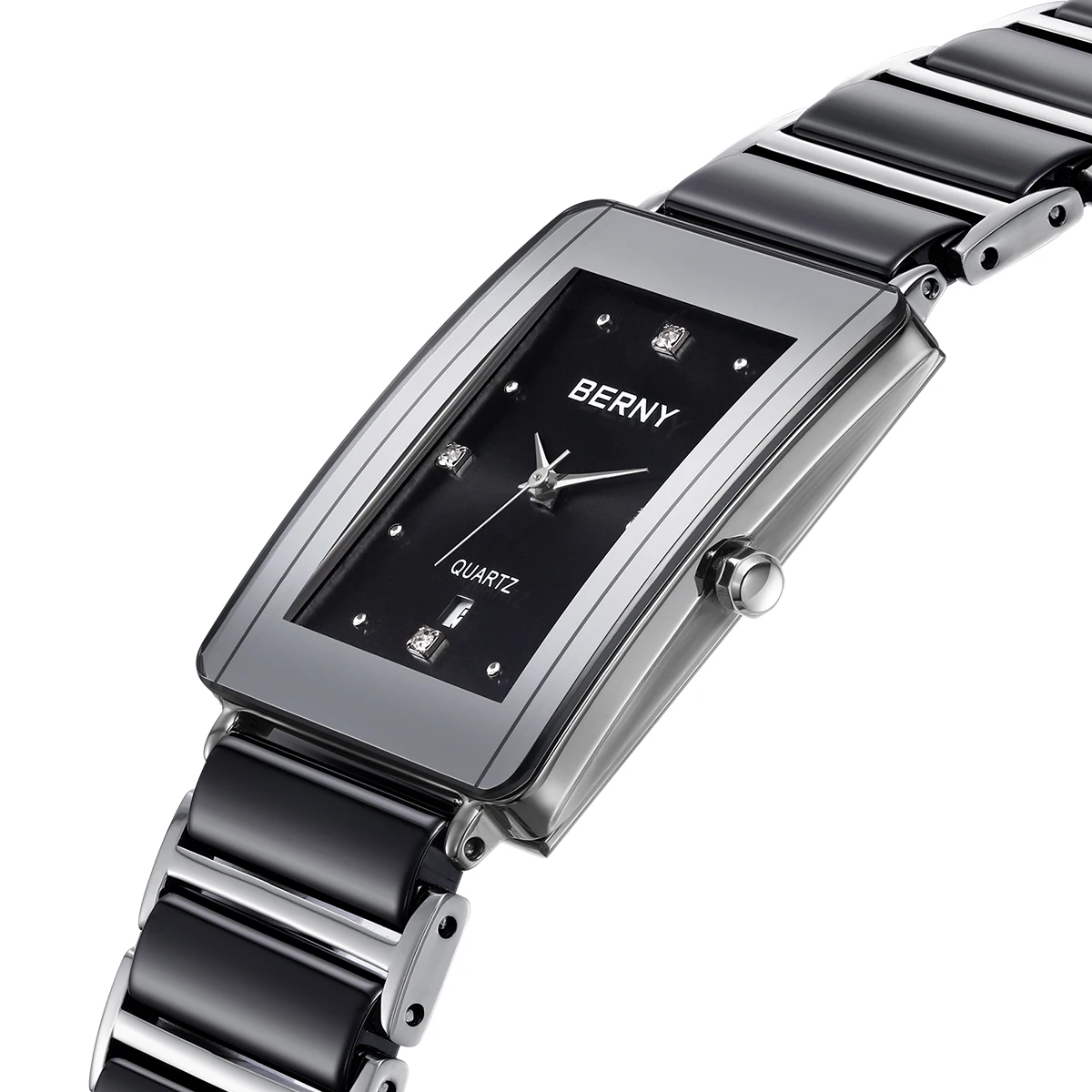 Vintage Watch Collecting - ساعات بيرني سيراميك للرجال بتقويم مستطيل