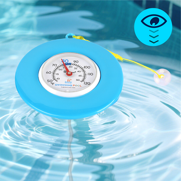 مقياس حرارة عائم للمسبح، مقياس - مراجعة Analog Meter Gauge وسعره