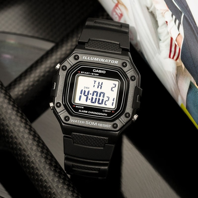 ساعة كاسيو W-218H-1A الرياضية  - مراجعة Vintage Watch Collecting وسعره