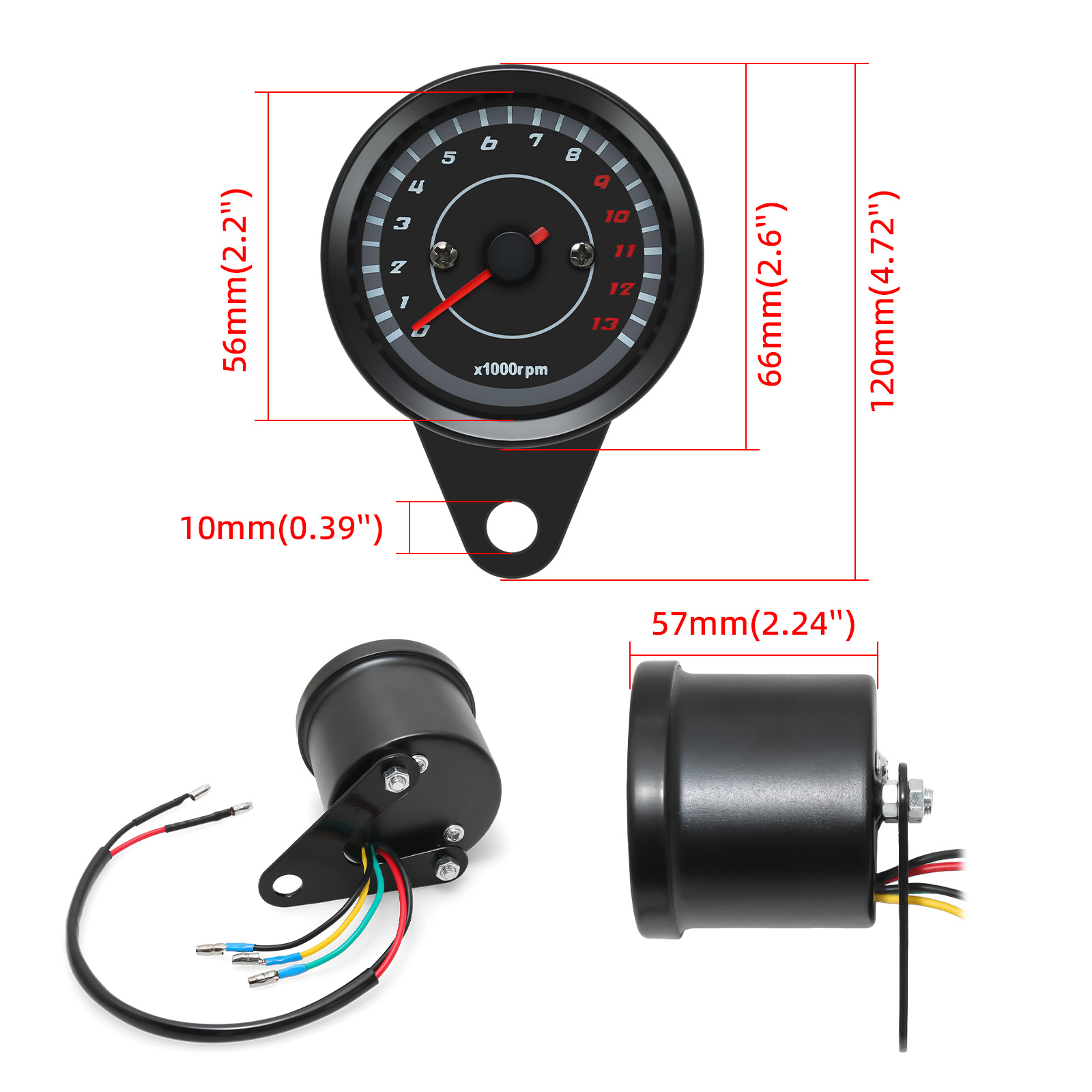 عداد سرعة تناظري للدراجات النا - مراجعة Analog Meter Gauge وسعره