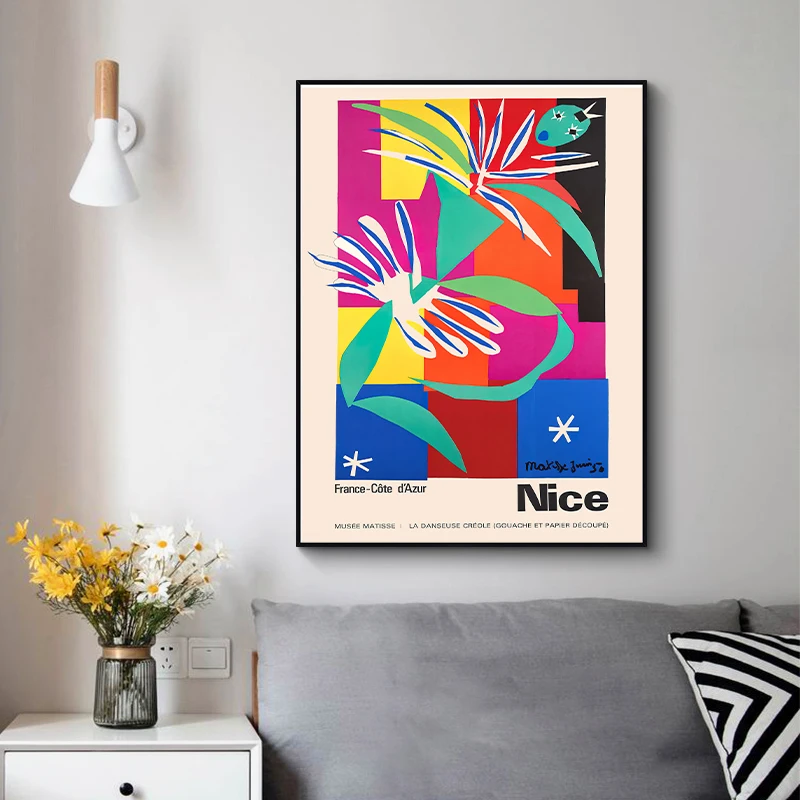 قماش اللوحة خمر هنري ماتيس الر - مراجعة Vintage Collectible Posters وسعره