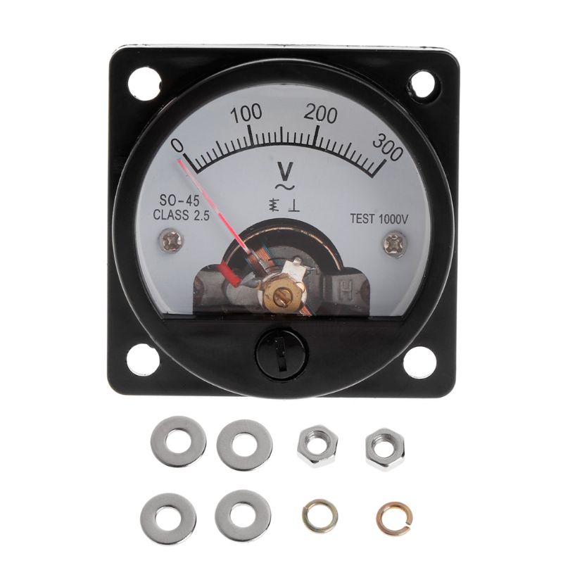 الفولتميتر-مقياس لوحة الطلب ال - مراجعة Analog Meter Gauge وسعره