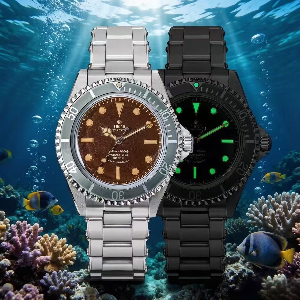 ساعة غوص جديدة THORN T023 للرج - مراجعة Vintage Watch Collecting وسعره