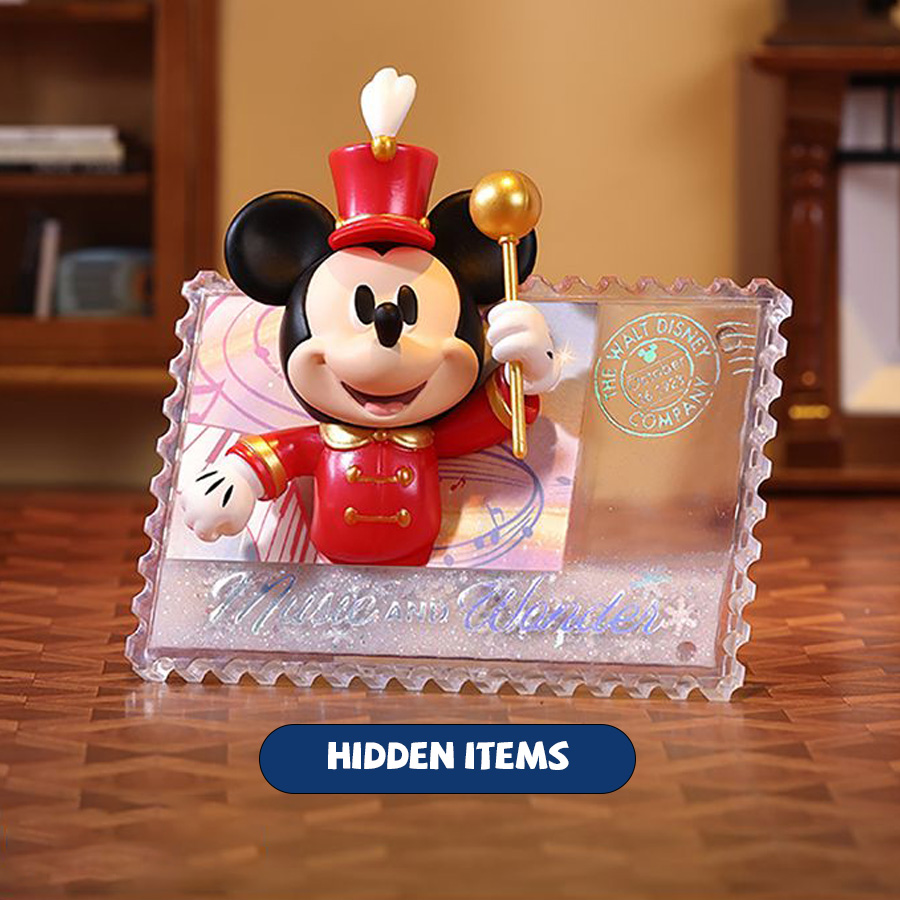 مينيسو ديزني صندوق مفاجآت سلسل - مراجعة Collectible Vintage Disney Stamps وسعره