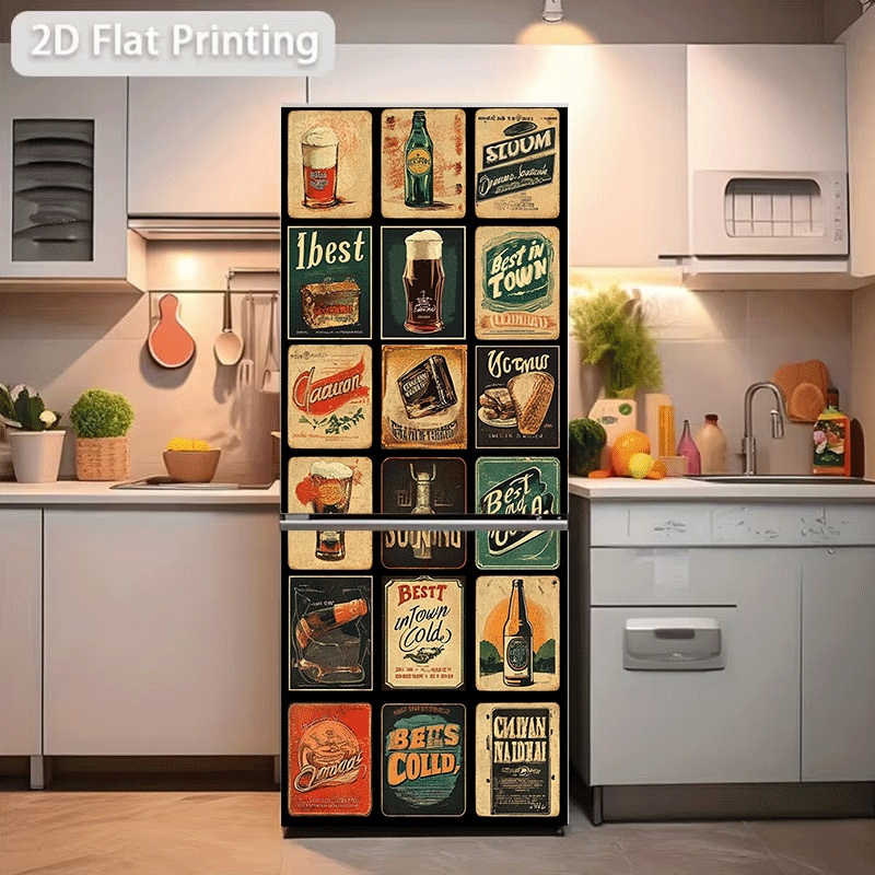 ملصق للثلاجة، ملصق للثلاجة وغس - مراجعة Vintage Collectible Posters وسعره