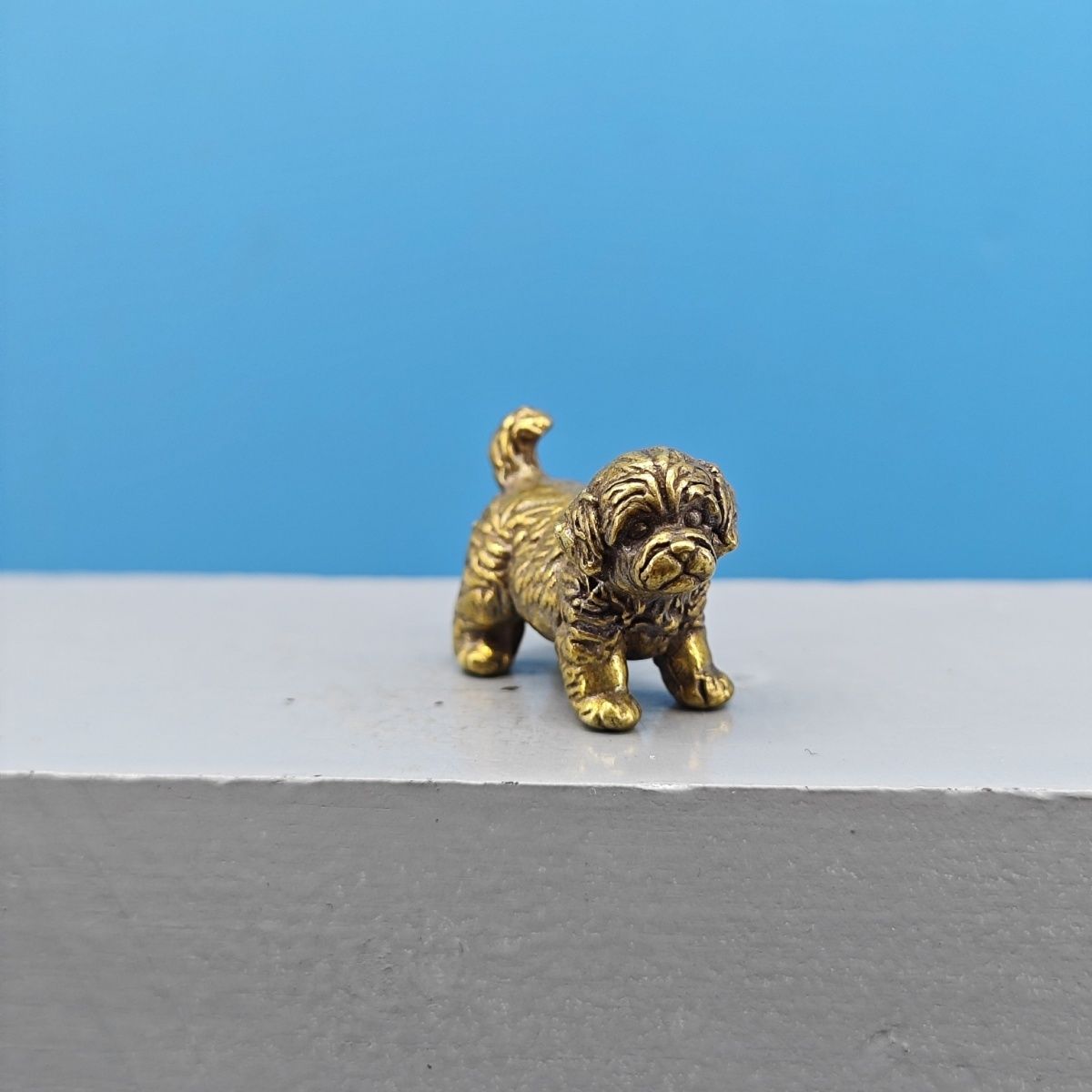 تمثال كلب نحاسي صغير، تمثال بو - مراجعة Vintage Collectible Teddy Bears وسعره