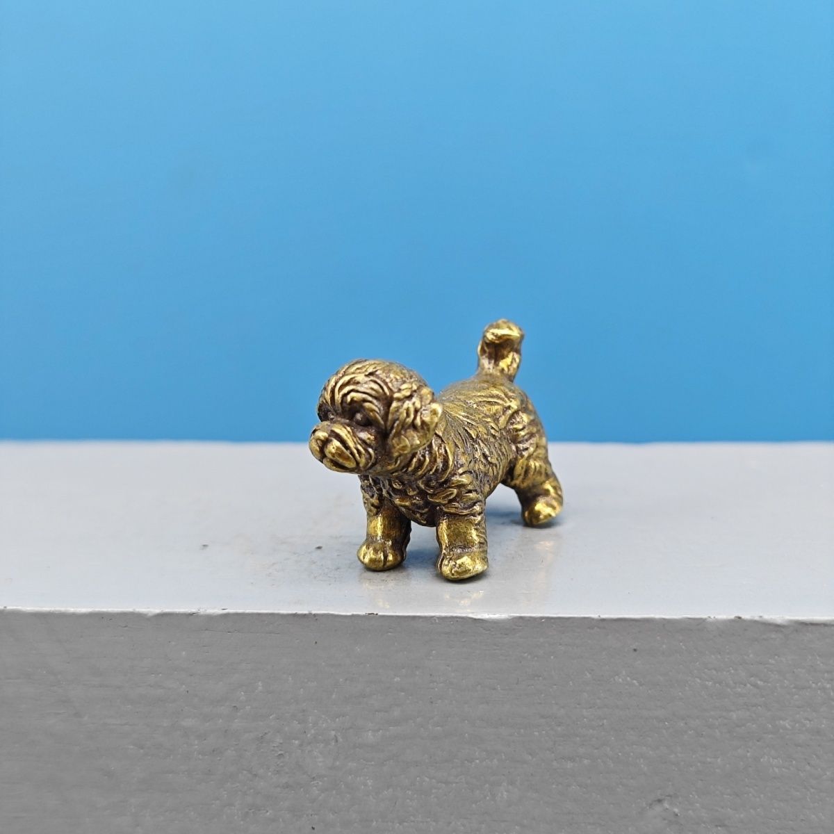 تمثال كلب نحاسي صغير، تمثال بو - مراجعة Vintage Collectible Teddy Bears وسعره
