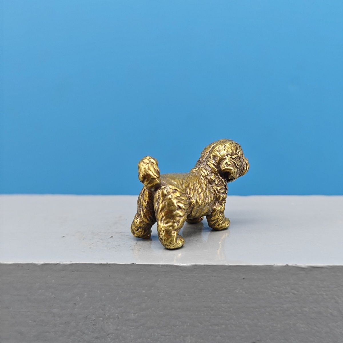 تمثال كلب نحاسي صغير، تمثال بو - مراجعة Vintage Collectible Teddy Bears وسعره